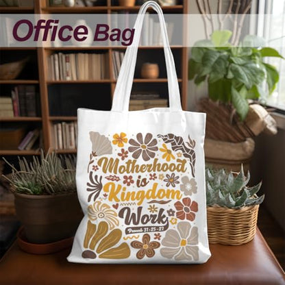 Mama Mom Tote Bag Mom Birthday Gifts Canvas Tote Bag, Reusable Canvas Shoulder Bags for Grocery Shopping, Beach 01 - color: Motherhood02