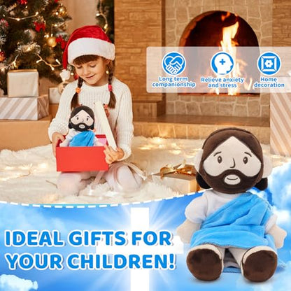 Yelakey Jesus Plush Doll, 11.8" Stuffed Plushie Religious Toy for Kids - color: 11.8inch/Jesus
