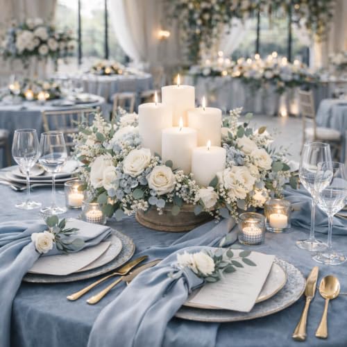 Richland® White Pillar Candles Set of 18 - color: White, size: 3'' Set 18pcs