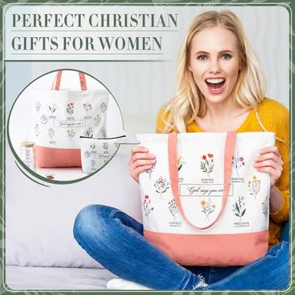 Aliceset 30 Pcs Christian Religious Gift Set for Women Bulk, Floral - style: Fresh Style