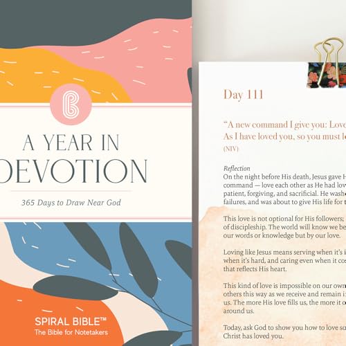 Official Spiral Bible: A Year in Devotion, 365-Day Christian Devotional