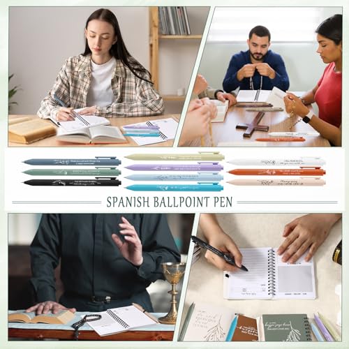 Sayglossy 50 Pcs Christian Pen, Religious Pen Gift, Vivid, English - color: Vivid, style: English