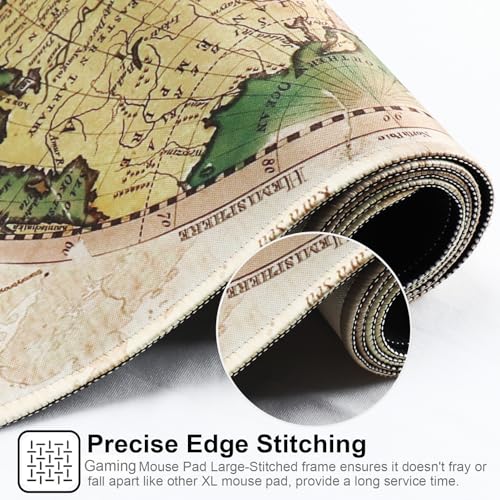 Professional Gaming Mouse Pad XXL & Computer Large Mouse Pad Table Mat(35.4x15.7x0.1IN, Ball) - color: Ball, size: 35.4L x 15.7W inches