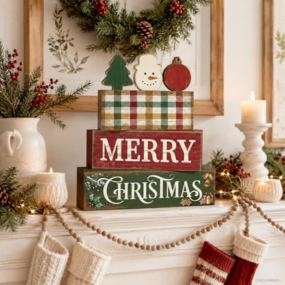 Christmas Decorations Indoor, Merry Christmas Snowman Tree Home Decor - style: Christmas