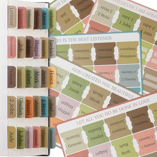 Mr. Pen- Bible Tabs, 75 Tabs, Boho Style - color: Boho 2