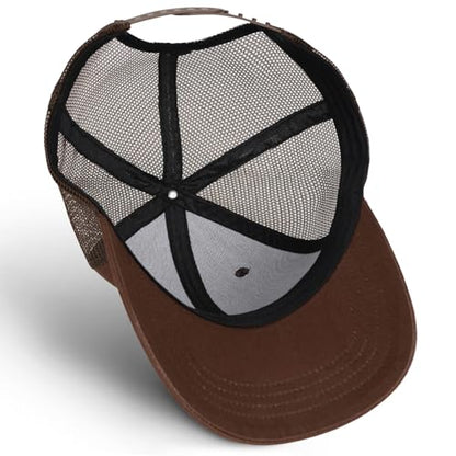 Christian Jesus Cross Hat - Faith Hats for Men Women - Religious Gifts for Thanksgiving Christmas - color: Faith Flag/Brown