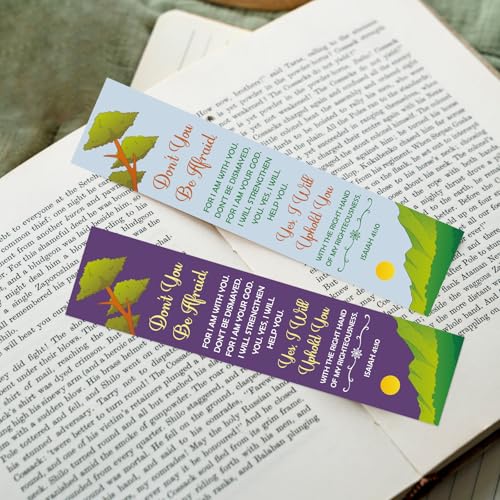 8Pcs Christian Bookmarks for Women Men Religious Gift Inspirational Scripture Gifts Catholic Spiritual Gifts Faith Based Gift Easter Christmas Birthday Present for Family Friend Bible Verse Bookmarks - color: Bible Bookmarks