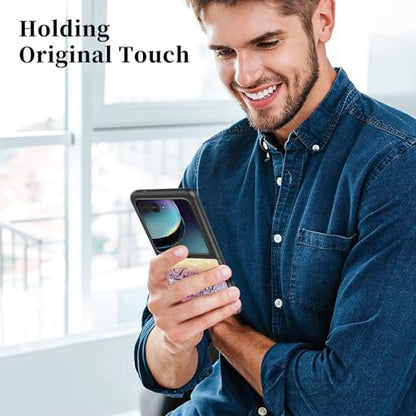 for Samsung Galaxy z flip 7 Case I can do All Thing Through Christ Pink Design,Slim Fit Lightweight Hybrid Hard PC PU Leather Folding Phone Cover for Z Flip 7 6.9" - color: I can do all thing through christ pink