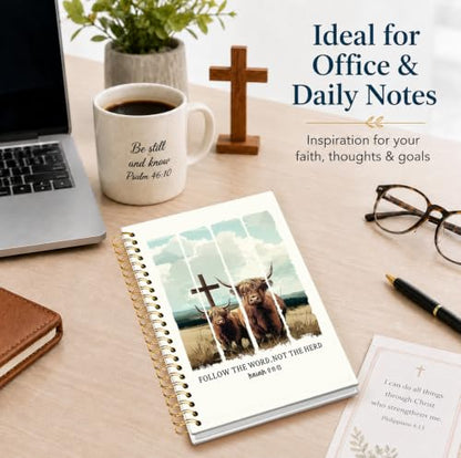Bible Journal for Women, Christian Gifts for Women - color: Christian Notebook-white