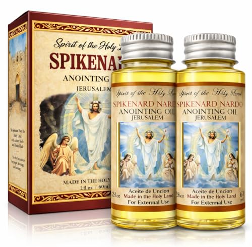 TALISMAN4U Spikenard Anointing Oil from Jerusalem, 2 x 60 ml