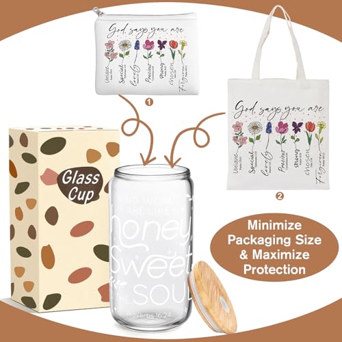 Christian Gifts for Women, Religious Faith Based Present, Bible Bags for Women, Spiritual Inspirational Christmas Birthday Gifts for Mom Best Friend Sister