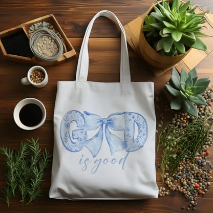 JINYO Christian Canvas Tote Bag, Bible Tote Bags for Women - color: Christian Tote Bag-4