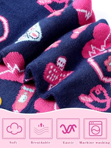 3 Pairs Pastor/ MA/ Boss Socks with Sayings, Gift with Box for Men Women - style: Medical Assistant
