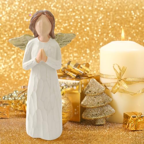 Praying Angel Figurine Christian Baptism Gifts for Girls Women - color: Pray-1