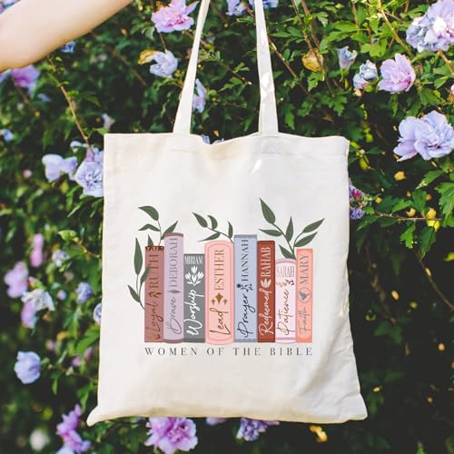 Canvas Aesthetic Tote Bag with Inner Pockets, Cute Cloth Cotton Tote Bags for Women Graphic Tote Bag for School