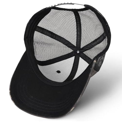 Faith Over Fear Christian Hats for Men Women, American Flag Trucker Hat, Religious Gifts for Thanksgiving Christmas - color: Camo