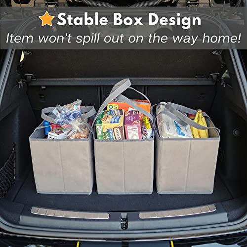 Reusable Grocery Bags (3 Pack) – Heavy Duty Shopping Bags, Chevron - color: Chevron