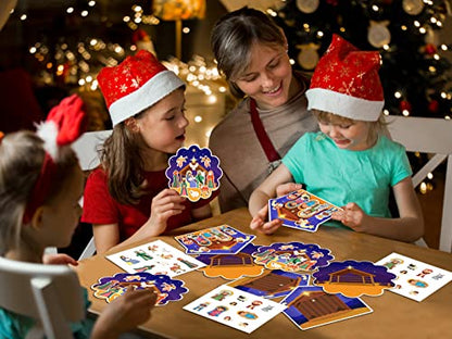 FaCraft Nativity Sticker for Kids - 24pcs Christian Christmas Crafts Kits - color: A-24PCS