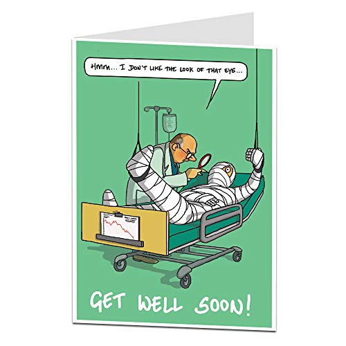 LimaLima Funny Get Well Soon Card Don't Like The Look Of That Eye