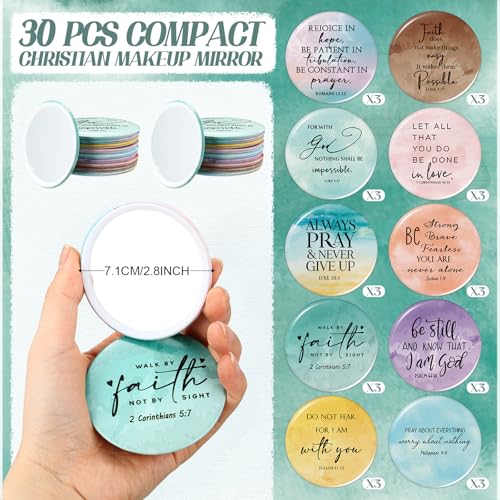 Gueevin 30 Sets Christian Gifts Bulk for Woman, Watercolor Style