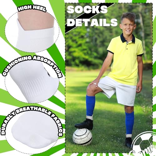 Janmercy 6 Pairs Christian Ankle Socks Fit Us Size 6-13 - color: White, Black