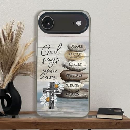 God Cross Wood Grain Phone Case Compatible with iPhone 17 Air Case - color: Pattern 3, size: for iPhone 17 Air