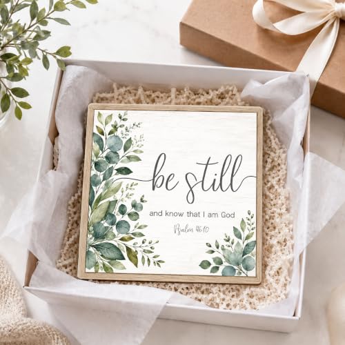Be Still and Know That I Am God Wood Sign 5.1" Christian Decor(034 - color: Be still5