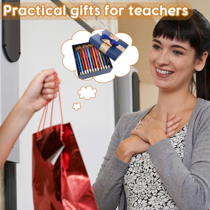 Lincia 100 Pcs Teacher Appreciation Ballpoint Pens Bulk with Inspirational Quotes Retractable Medium Point Affirmation Pens with Black Ink Thank You Gifts for Back to School, Nurse, Teacher - style: Teacher Appreciation