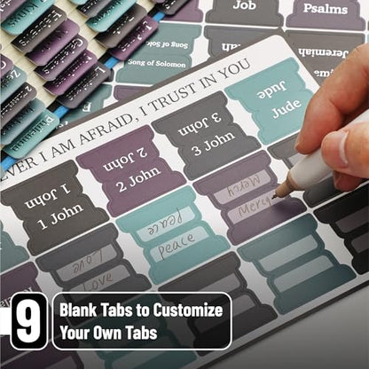 Mr. Pen- Bible Tabs, 75 pcs, Celestial Symphony - color: Celestial Symphony