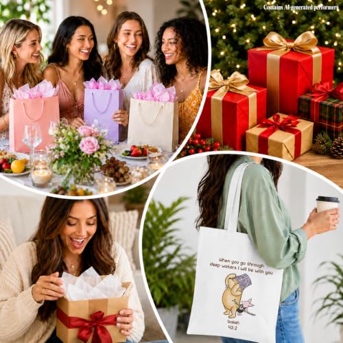 Cute Pooh Bear Aesthetic Reusable Tote Bag, Funny Gifts for Women Friends - color: Isaiah