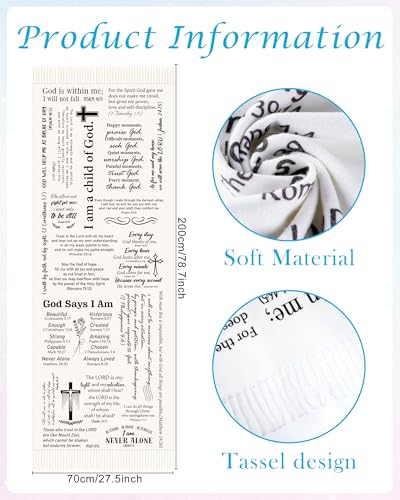 Bozidol Prayer Shawls and Wraps for Women - color: White