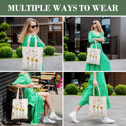 Christian Gifts Canvas Tote Bag Aesthetic for Women - style: Faith Hope Love