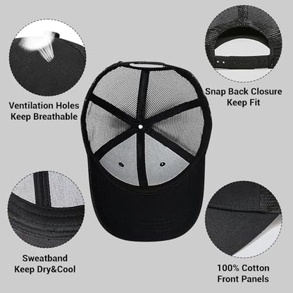3D Embroidered Christian Hat for Men & Women, Jesus Faith Cross Hat, Religious Gifts for Christians Clothes - color: Leather - Black
