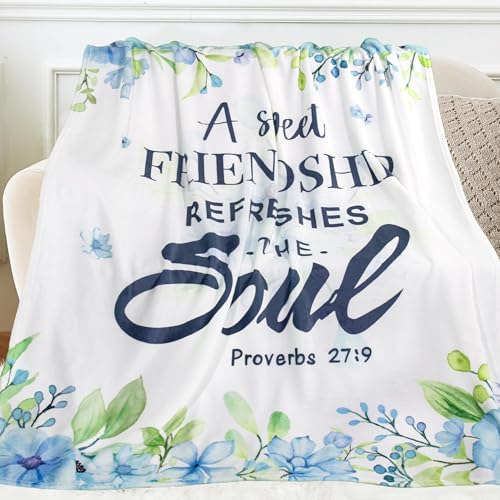 Friendship Blanket for Women, Best Friend Birthday Gifts for Women 50"X60"