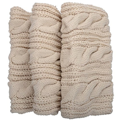 NEOSAN Womens Thick Ribbed Knit Winter Infinity Circle Loop Scarf - color: Twist Khaki
