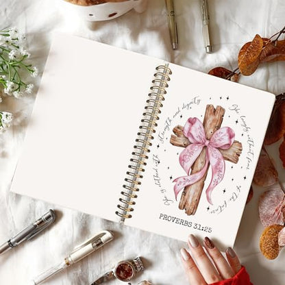 Church Notes Bible Journal for Women Proverbs 31 Christian Gifts - color: Proverbs 31:25