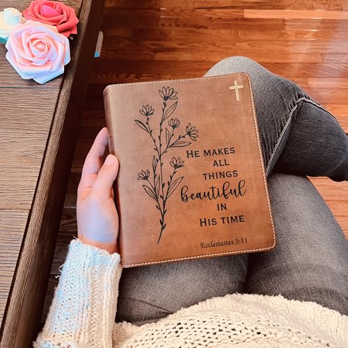 STARKENBURG COMPANY Custom NIV Journaling Bible, Custom Engraved Bible, New International Version, Christian Gifts, Baptism Gifts