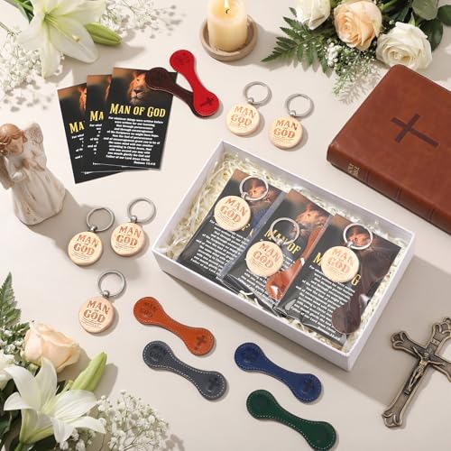 AmazingSpark 15 Sets Pastor Appreciation Gifts Keychain Bookmarks, Classic - style: Classic