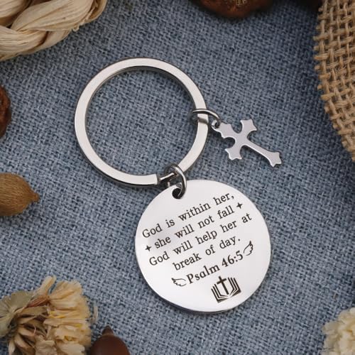 Christian Keychains Cross Keychain Bible Accessories Gifts Christian Gifts Religious Gifts - color: Bible Gifts for Women Men