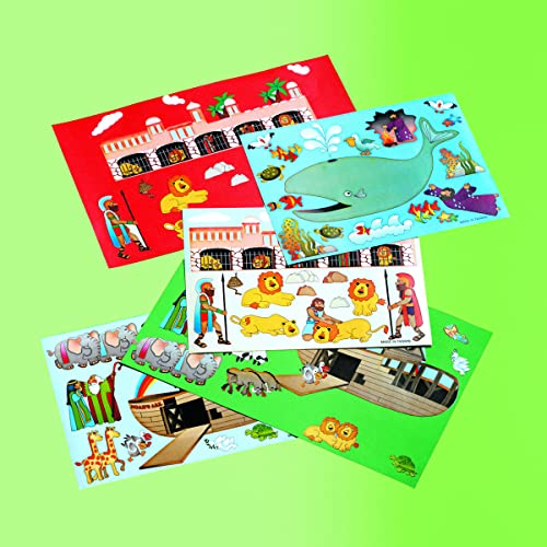 Fun Express Make-A-Bible Story Stickers, 12 Pieces