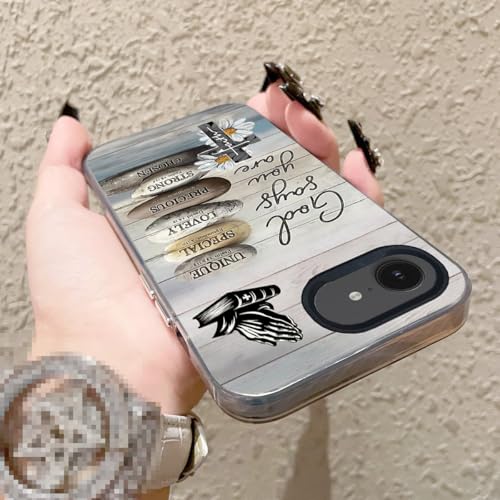 God Cross Wood Grain Phone Case Compatible with iPhone 16e/17e Case - color: Pattern 3, size: for iPhone 16e/17e