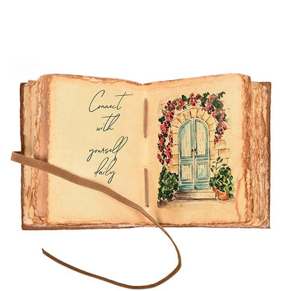 LEATHER VILLAGE Leather Prayer Journal Be Still Verse, Black 10x7. - color: Grey, size: 10 inches X 7 inches