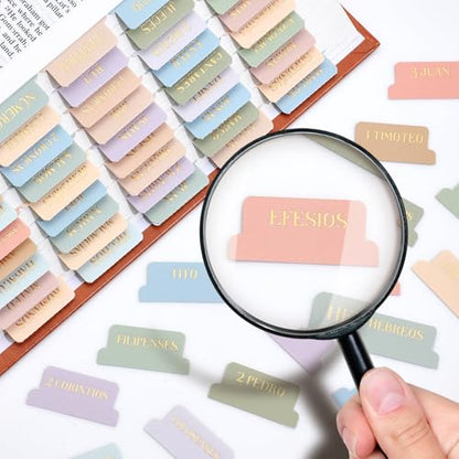 Spanish Bible Tabs, Multicolor - style: Gold Foil Spanish