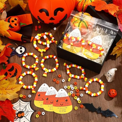UPINS 30Sets Halloween Candy Corn Beads Craft for Church Sunday School