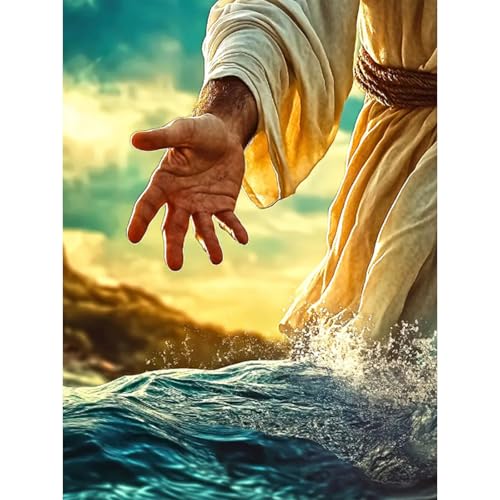 Diamond Art Kits for Adults, Jesus Diamond Painting Kit, 12x16 Inch - color: CYDP1P09