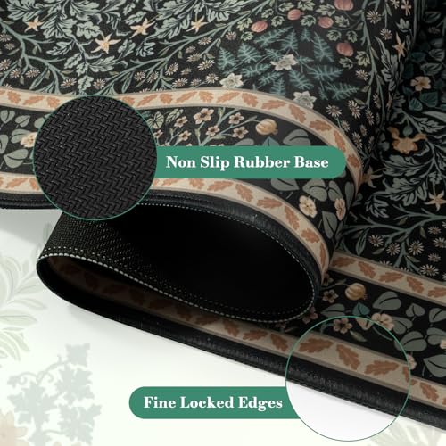 iCasso Desk Cover Mat, Office Mouse Pad,35.4x15.7in,Retro Black - color: A-retro Black