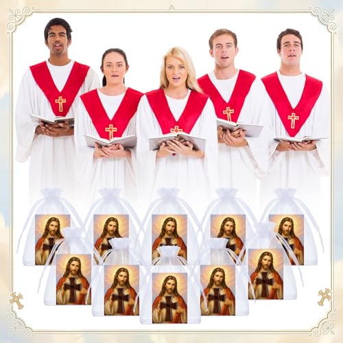 Nosiny 30 Sets Wooden Cross Fidget Gift Bulk Handheld Pocket Crosses Gift