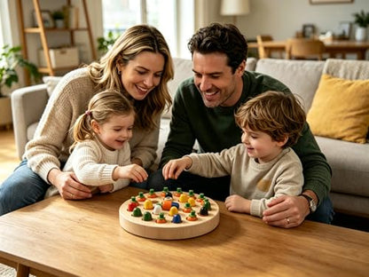 Carrot Memory Game, Montessori Toys, Memory Chess Board Game - color: Carrots