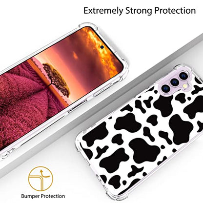 for Samsung Galaxy S23+ Plus Case - Black Cow Print - color: Black Cow Print, size: Galaxy S23+ Plus