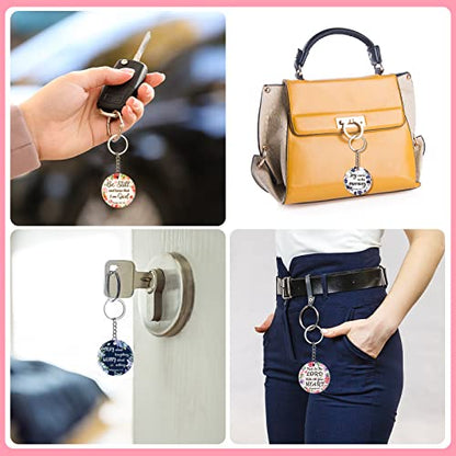 Janmercy 120 Pcs Acrylic Christian Keychain Bulk for Women - style: Bright